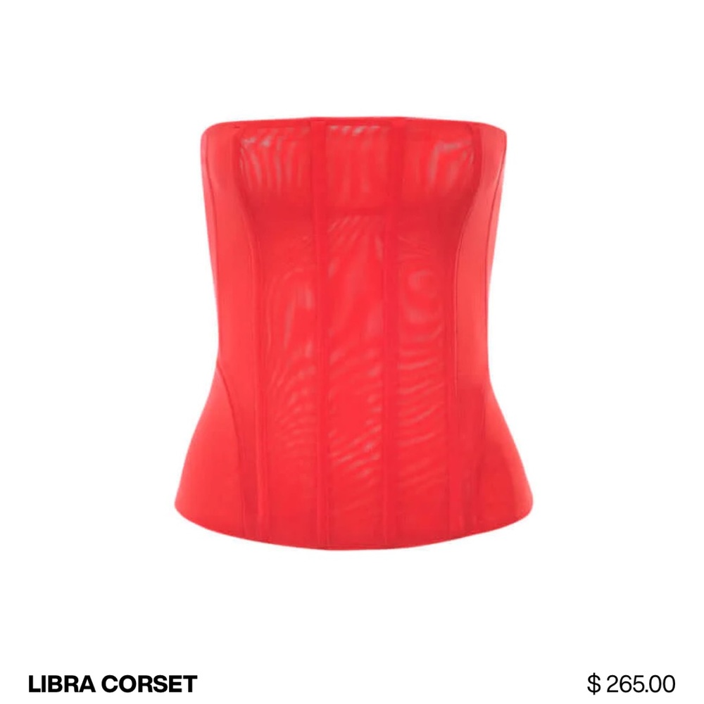 MIAOU LIBRA CORSET RED XXS